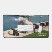 Malta Saluting Battery Upper Barrakka Gardens Schreibtischunterlage (Tastatur & Maus)