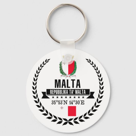 Malta Schlüsselanhänger (Vorderseite)
