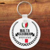 Malta Schlüsselanhänger (Vorderseite)