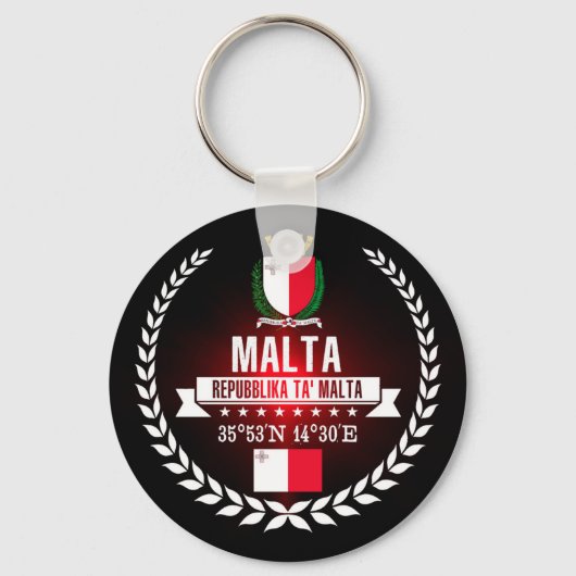 Malta Schlüsselanhänger (Vorderseite)