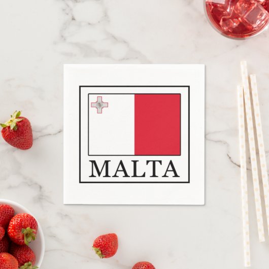 Malta Serviette (Beispiel)