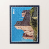 Malta St. Agatha's Tower a.k.a. Red Tower Mellieha Puzzle (Vertikal)