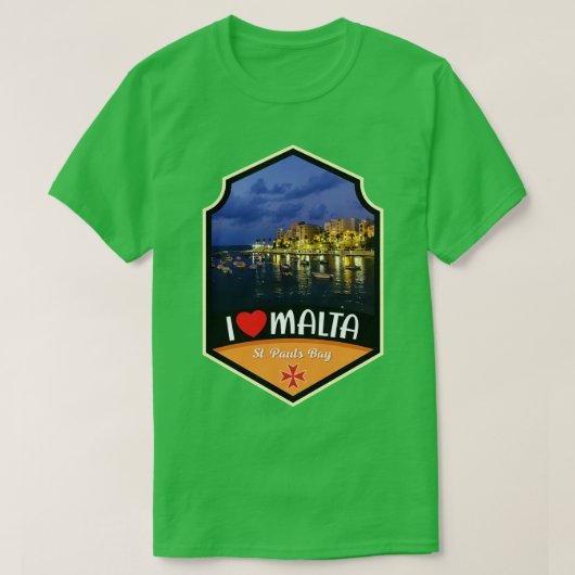 Malta St Pauls Bay T-Shirt (Design vorne)