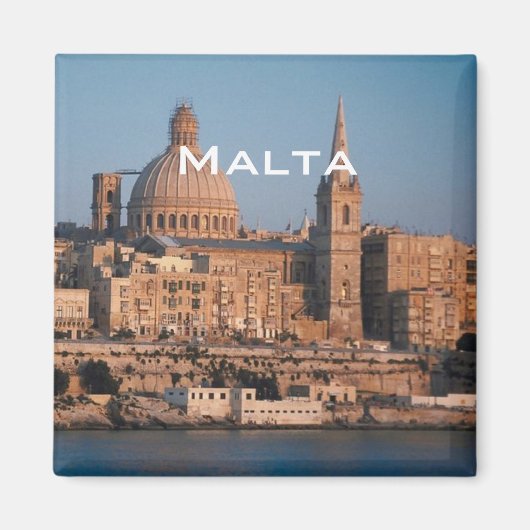 Malta Travel Souvenir Foto Kühlschrankmagnet (Vorne)