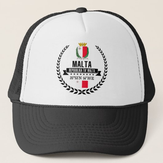 Malta Truckerkappe (Vorderseite)
