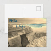 Malta- und Gozo-Ansichtskarte Postkarte (Vorne/Hinten)