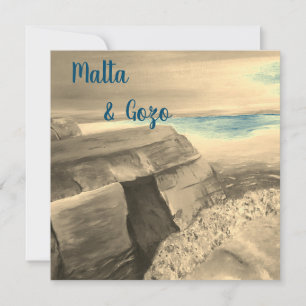 Malta und Gozo Postcard