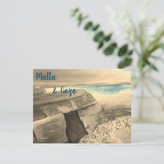 Malta und Gozo Postcard Postkarte (Stehend Vorderseite)