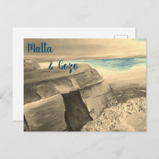 Malta und Gozo Postcard Postkarte (Vorne/Hinten)