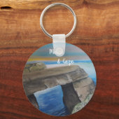 Malta und Gozo Souvenir Button Schlüsselanhänger (Vorderseite)