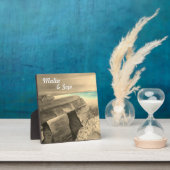 Malta und Gozo Souvenir Tabletop Plaque mit Easel Fotoplatte (InSitu)