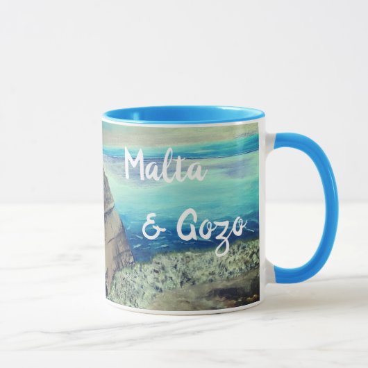 Malta und Gozo Souvenir Tasse (Rechts)