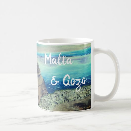 Malta und Gozo Souvenir Tasse (Rechts)
