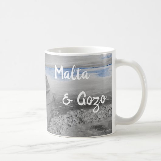 Malta und Gozo Souvenir Tasse (Rechts)
