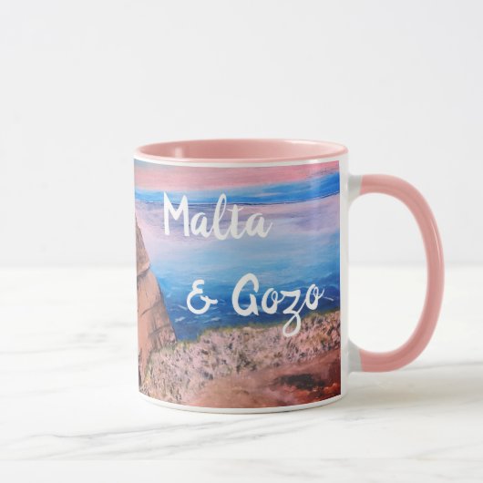 Malta und Gozo Souvenir Tasse (Rechts)