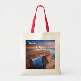 Malta und Gozo Souvenir Tote Bag Tragetasche