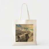 Malta und Gozo Souvenir Tote Bag Tragetasche (Vorne)