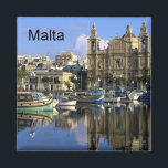 Malta Vallete Harbour (St.K. Magnet<br><div class="desc">Magnet-Vorlage</div>