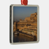 Malta, Valletta, Hafenblick von Lower Barrakka Silbernes Ornament (Rechts)