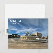 Malta/Valletta Postkarte! Postkarte (Vorne/Hinten)