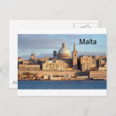 Malta Valletta (St.K.) Postkarte (Vorne/Hinten)