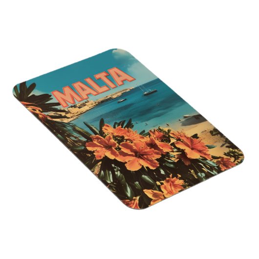 Malta Vintag Magnet (Rechte Seite)