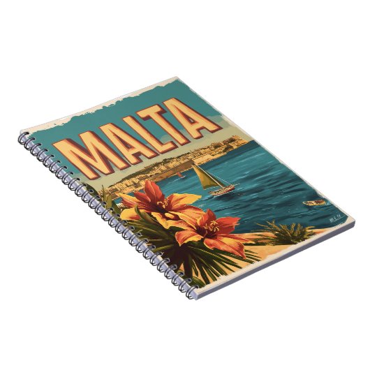 Malta Vintag Notizblock (Rechte Seite)