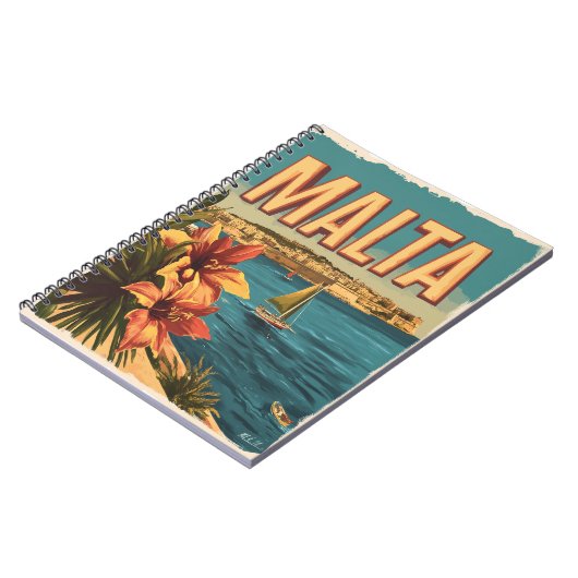 Malta Vintag Notizblock (Linke Seite)