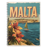 Malta Vintag Notizblock (Vorderseite)