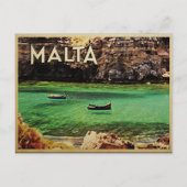 Malta Vintag Postkarte (Vorderseite)