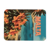 Malta Vintage Magnet (Horizontal)
