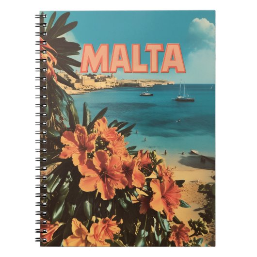 Malta Vintage Notizblock (Vorderseite)