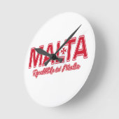 MALTA-Wanduhr Runde Wanduhr (Winkel)