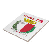 MALTA-Wappen Fliese (Seite)