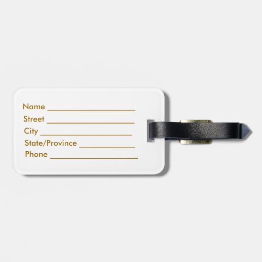 Malta* Wappen Gepäckanhänger (Rückseite horizontal)