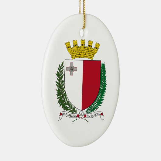 Malta-Wappen Keramikornament (Rechts)
