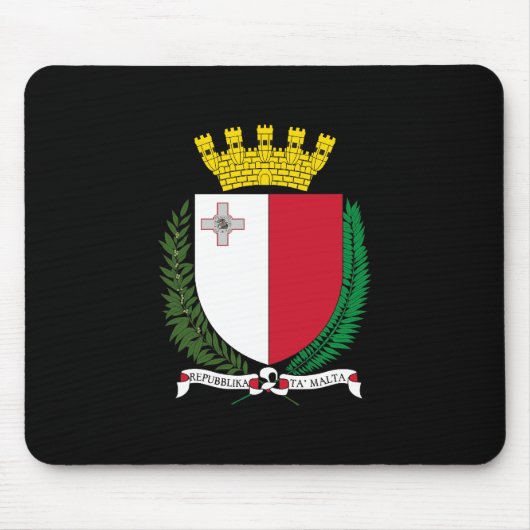 Malta-Wappen Mousepad (Vorne)