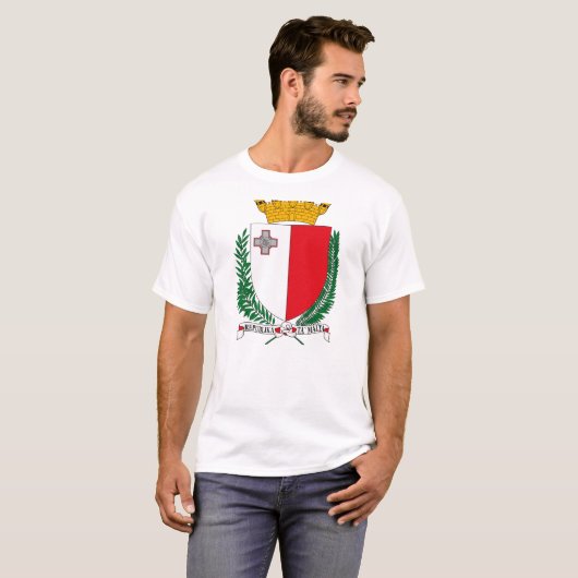 Malta-Wappen T - Shirt (Vorne ganz)