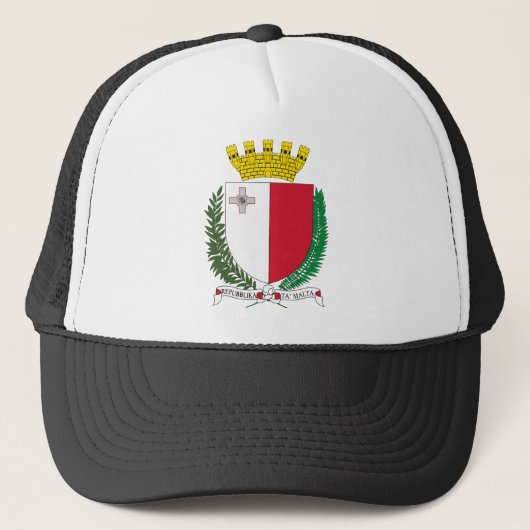 Malta-Wappen Truckerkappe (Vorderseite)