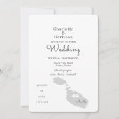 Malta Wedding Destination Einladung (Vorderseite)