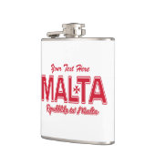 MALTA-Zierflasche Flachmann (Links)