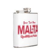 MALTA-Zierflasche Flachmann (Rechts)