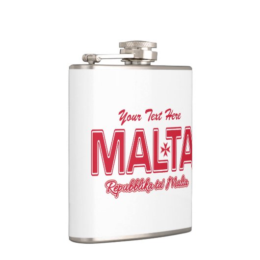 MALTA-Zierflasche Flachmann (Rechts)