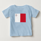 Maltaflagge Baby T-shirt (Vorderseite)