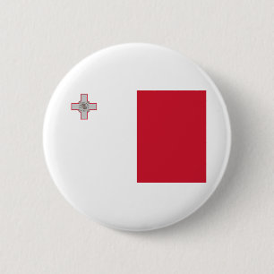 Maltaflagge Button