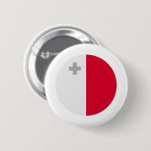 Maltaflagge Button (Vorne & Hinten)