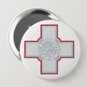 Maltaflagge Button (Vorne & Hinten)