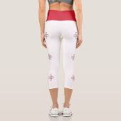 Maltaflagge Capri Leggings (Rückseite)