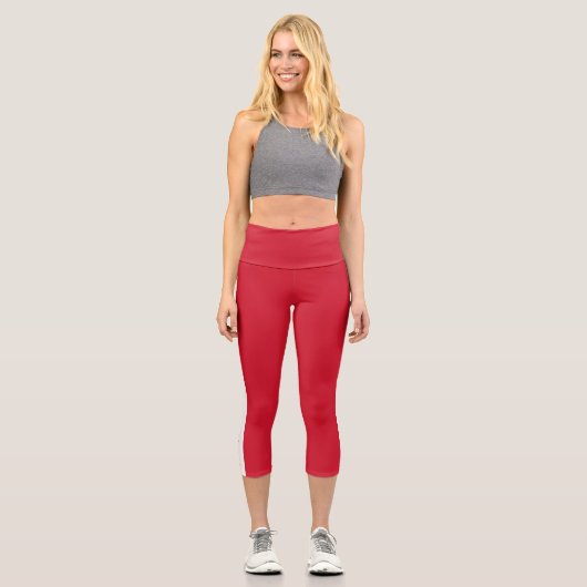 Maltaflagge Capri Leggings (Vorderseite)