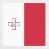Maltaflagge Etiketten (Design 1)